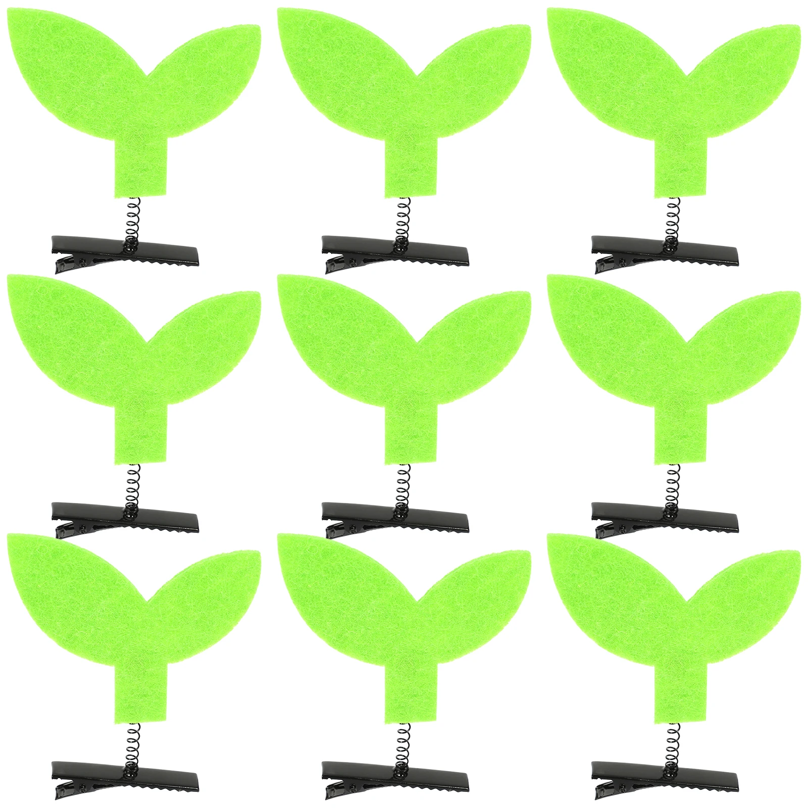 

10pcs Girls Accessories Barrettes Accessories Sprout Fun Clips Durable Plant Sprout Hair Clips Styling