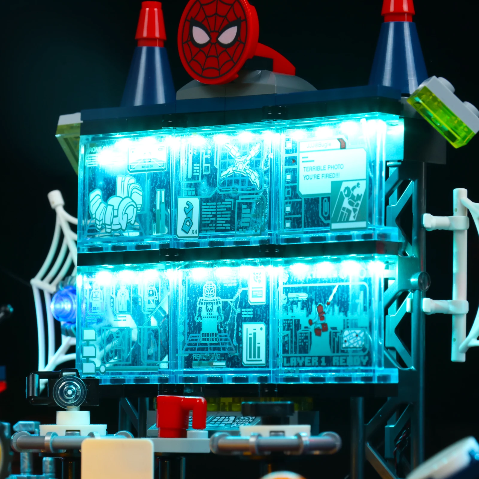 Vonado LED Light Kit for 76175 Spider Lair Building Blocks Set (NOT Include the Model) Bricks Toys for Children