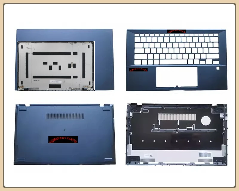 Custodia In Pelle Nera Broonel Per ASUS ExpertBook B9450FA 14” – Con Supporto Integrato - 3