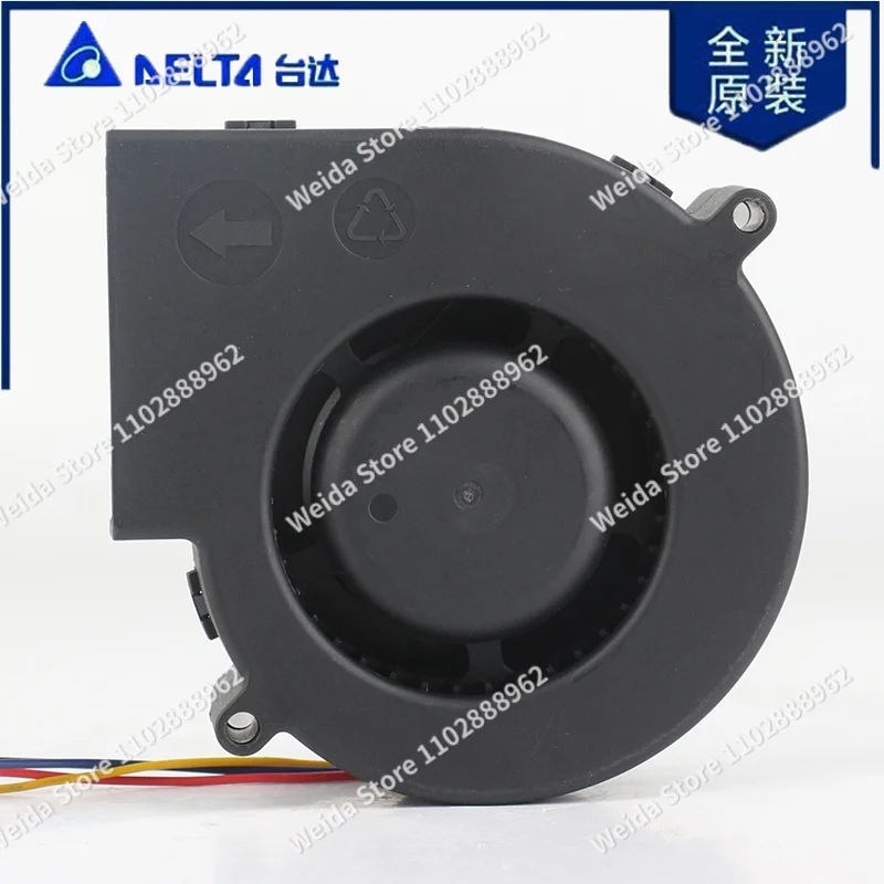 Cooling fan Delta BFB1024VH-A 12V 48V speed regulating large air volume turbine blower AC EC 9733 97X97X33MM 9.7CM DC 24V 0.90A