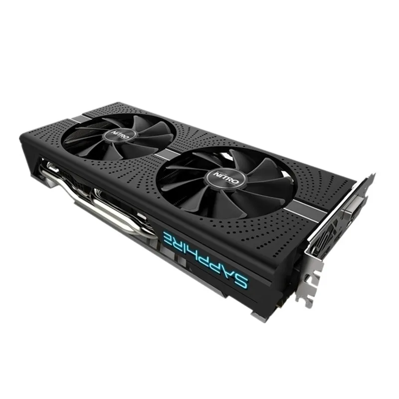 SAPPHIRE Original RX 580 8G NITRO  Graphic card RX 580 Game graphics card GDDR5 256bit RGB lamp effect  Function card 35% off