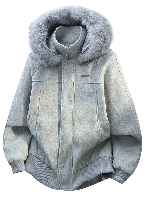 

Мужская утепленная хлопковая куртка с капюшоном, свободного кроя, на флисовой подкладке, для молодежи, зимняя теплая верхняя одежда из полиэфирного волокна на молнии