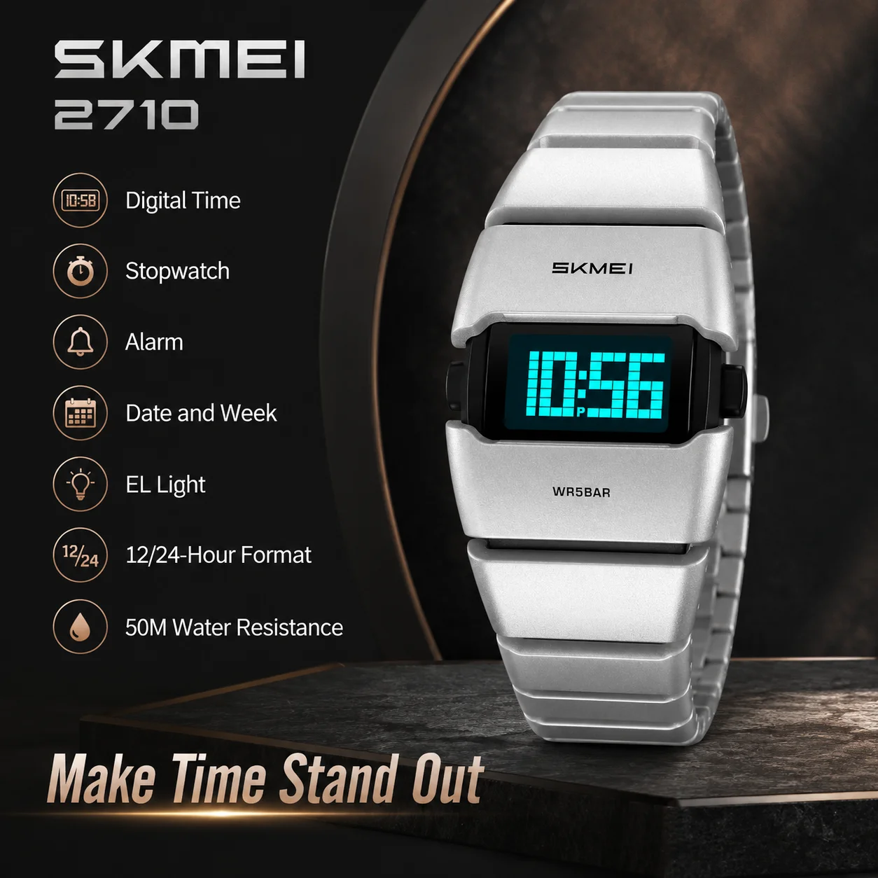 SKMEI 2710 Стильные цифровые ч – обзор и цена Women Fashion Zone