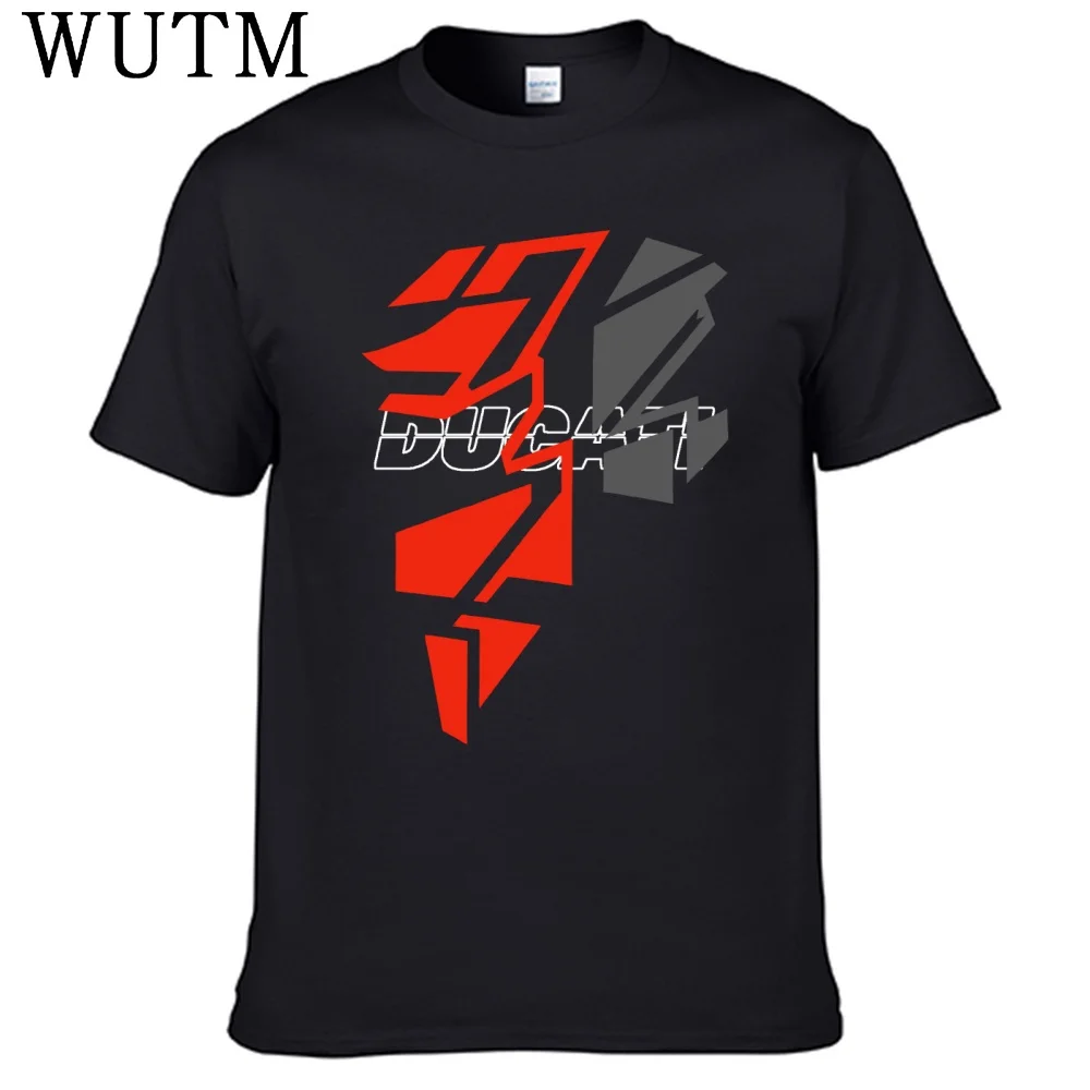 2025 hombres camiseta Casual Ducatis Moto GP Racing Moto camiseta 100% algodón