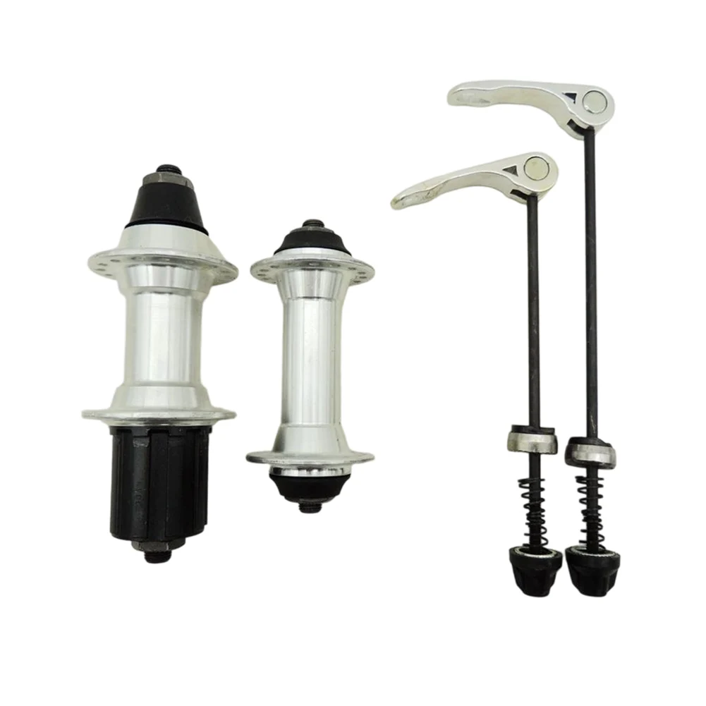 

For V Brake Bicycle 32 Hole Rear Front Hub with Quick Release Skewer 135mm Rear 100mm Front for 7 to 10 Speed Cassette