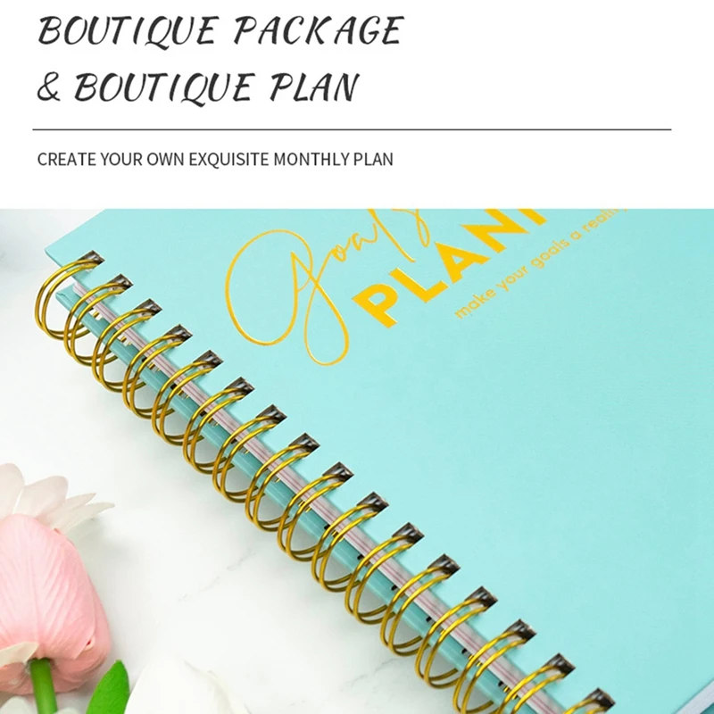 Еженедельный ежемесячный планировщик, практичный Личный органайзер, блокноты, планировщик, ежедневник, офисные принадлежности, подарок