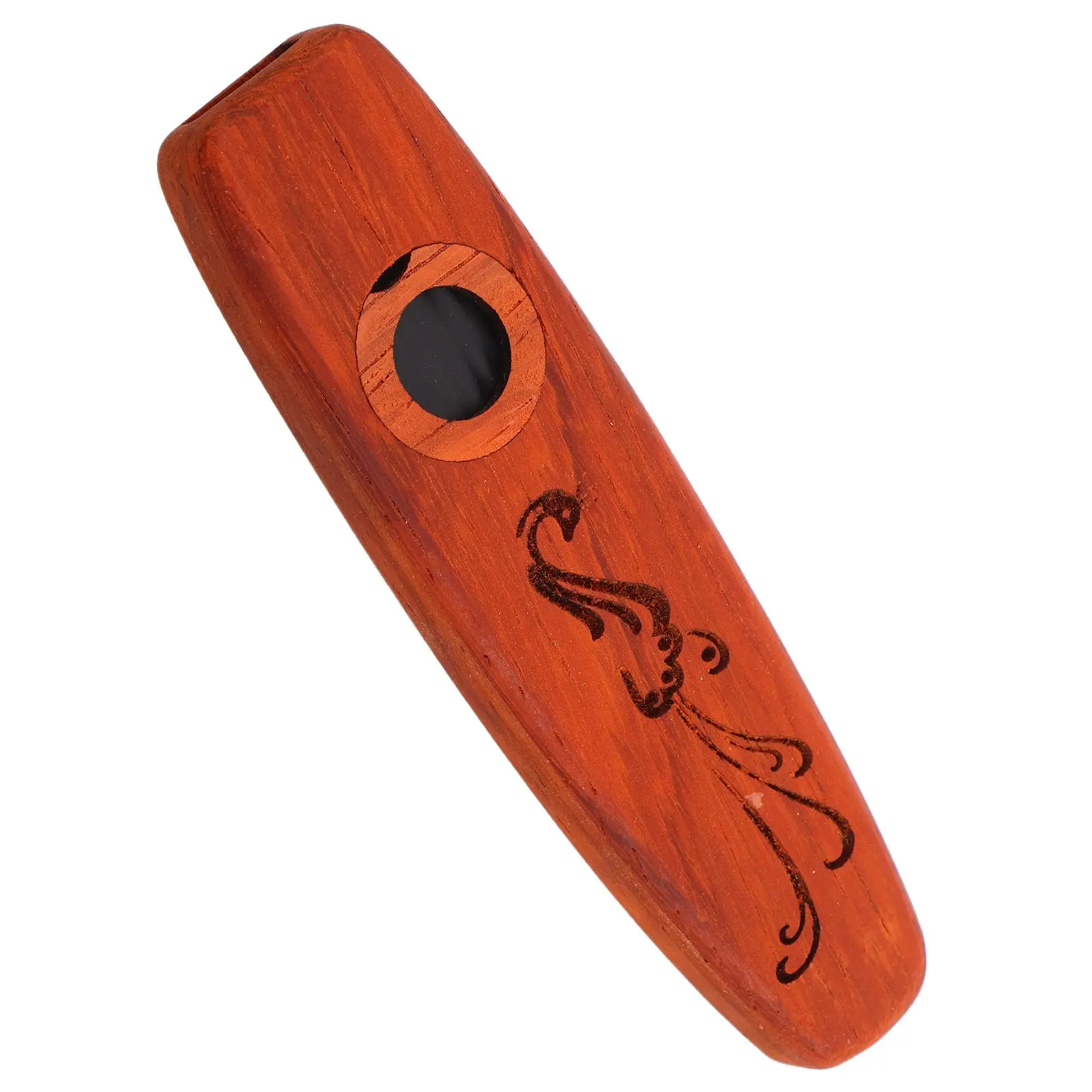 Wooden Kazoo Slide Whistle Mouth Flute Rosewood Professional Kazoos Adults Child Sturdy Music Instruments
