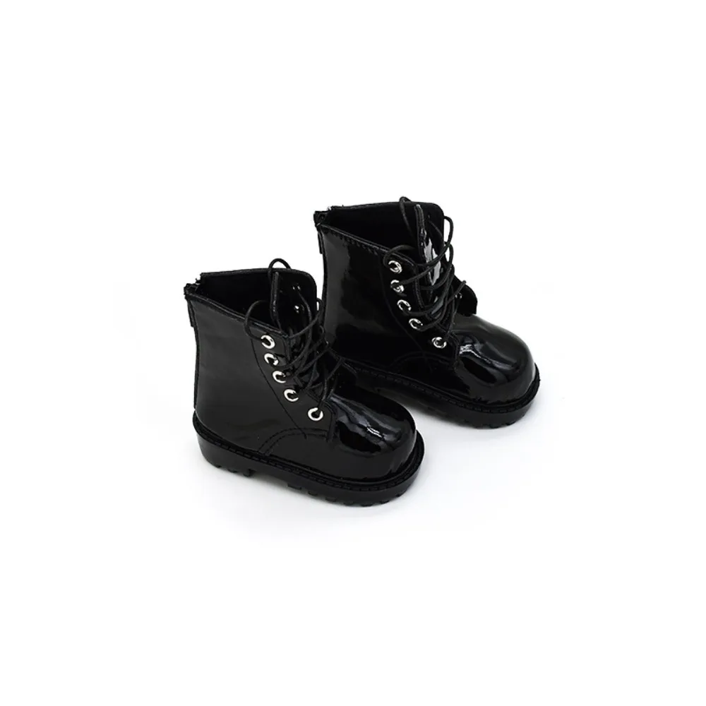 

1 Pair High-top 1/3 BJD Doll's Boots Suede Rifle Shoes 1/3 BJD Doll's Shoes Glossy Mini 60/70cm Doll Boots Girls