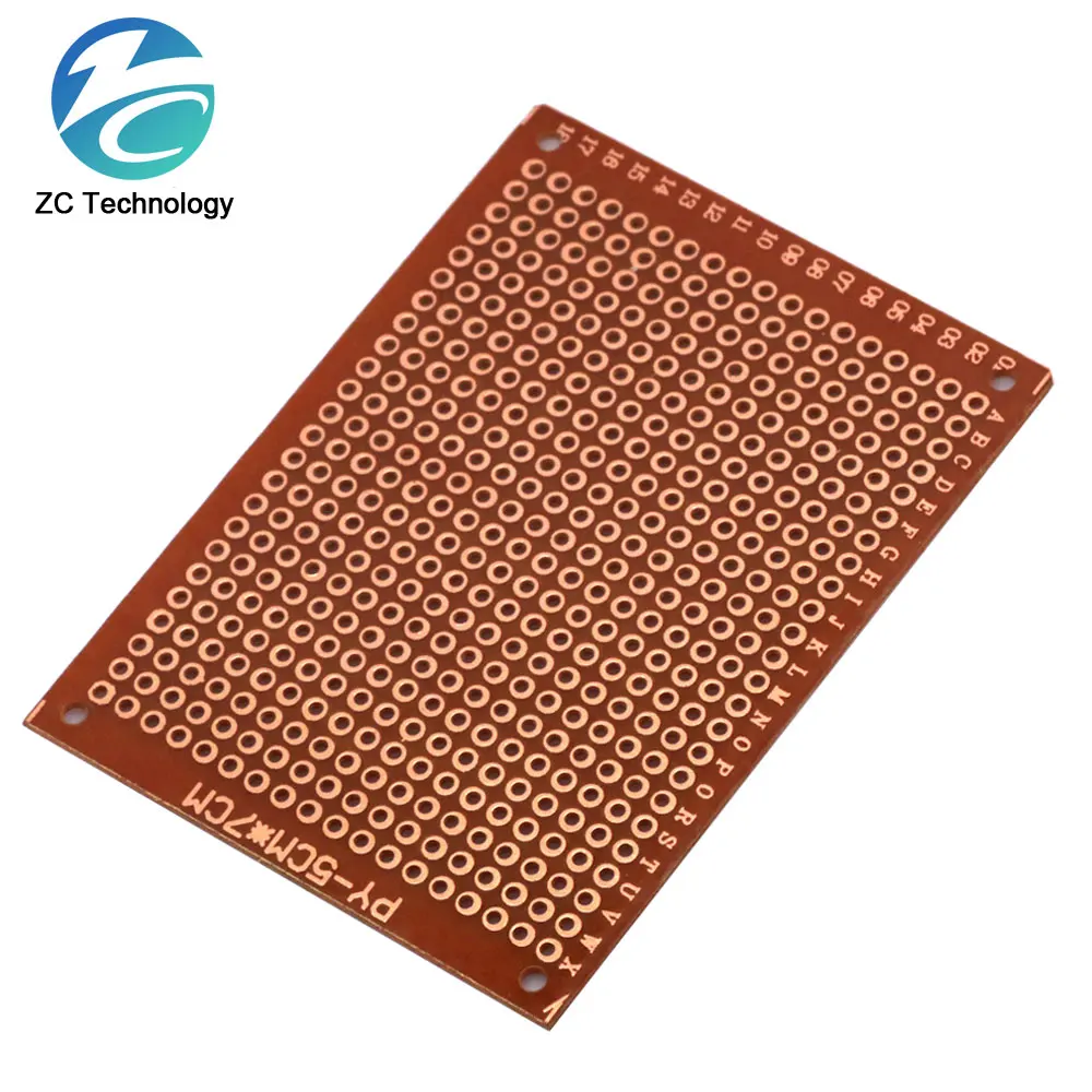 10Pcs 5x7cm 5*7 new Prototype Paper Copper PCB Universal Experiment Matrix Circuit Board igmopnrq