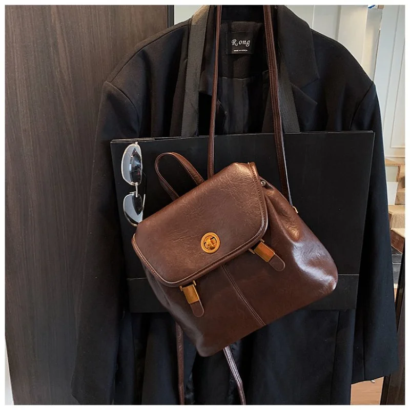 

Popular Classic High-End Leather Women's Shoulder Bag Luxury Brand Fashionable Elegant Classy Edge Commuter Vintage Bag​