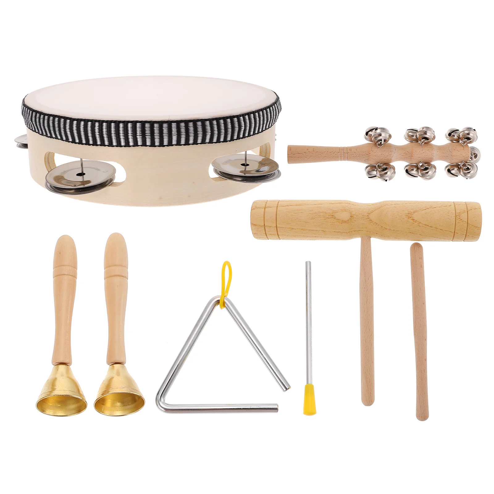 

1set Percussion Music Toys for Children Finger Cymbals Early Education Instrument Set Safe Cognitive Abilities Development