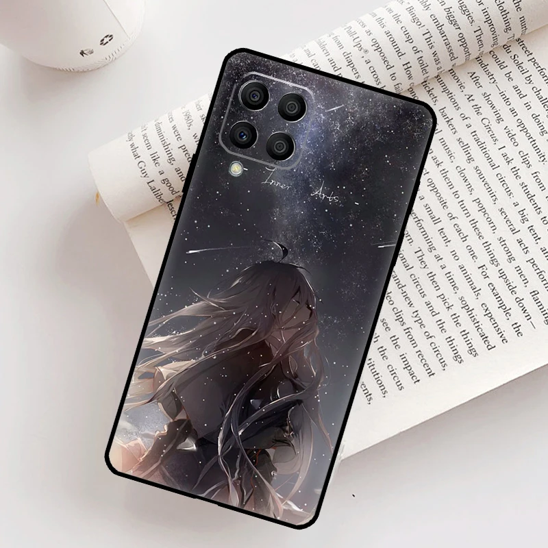Triste Anime ragazza Custodia Per Samsung Galaxy M31 M11 M14 M34 M54 M12 M32 M52 M15 M13 M06 M16 M36 M56 M53 M35 M55