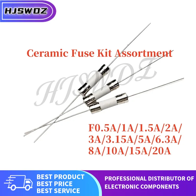 10Pcs/Lot 3.6*10Mm F0.5A F1A F2A F3A F3.15A F5A F6.3A F8A F10A F15A F1.5A F20A …