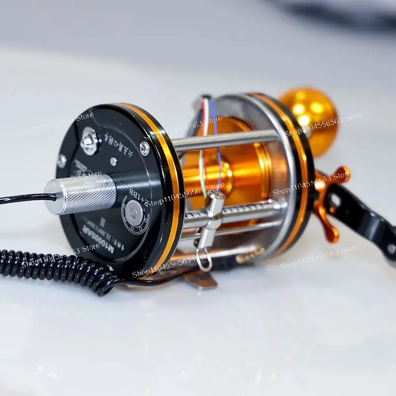 Full Metal Fishing Wheel: Visual Anchor Fish Special – Anti-Backlash Drum Reel with Throw Control