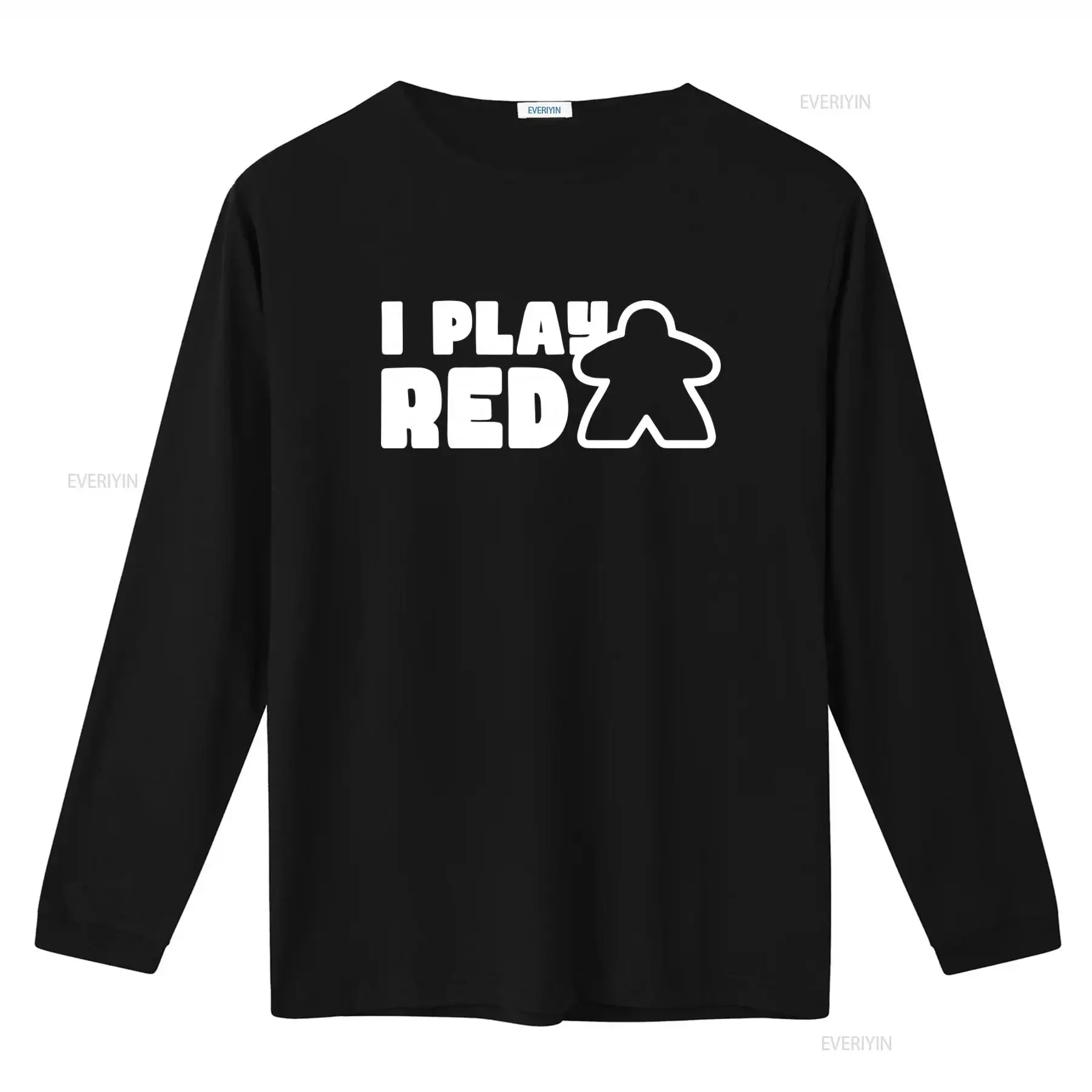 Board Game Meeple T Shirt I Play Red Orange Yellow Green Blue vintage Washed Stretched streetwear fashion Breathable Soft