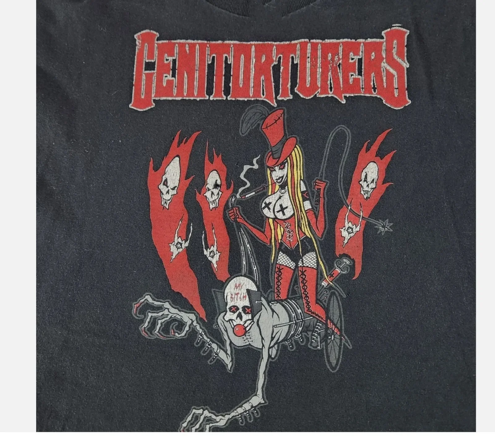 Genitorturers Band – Sin City Tour Concert Shirt Black Unisex S-5XL
