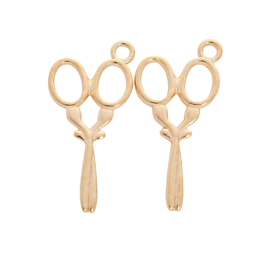 60 قطعة (مقص) قلادة معدنية عتيقة من سبائك الزنك يمكنك صنعها بنفسك إكسسوارات اكتشاف المجوهرات 3322 #6