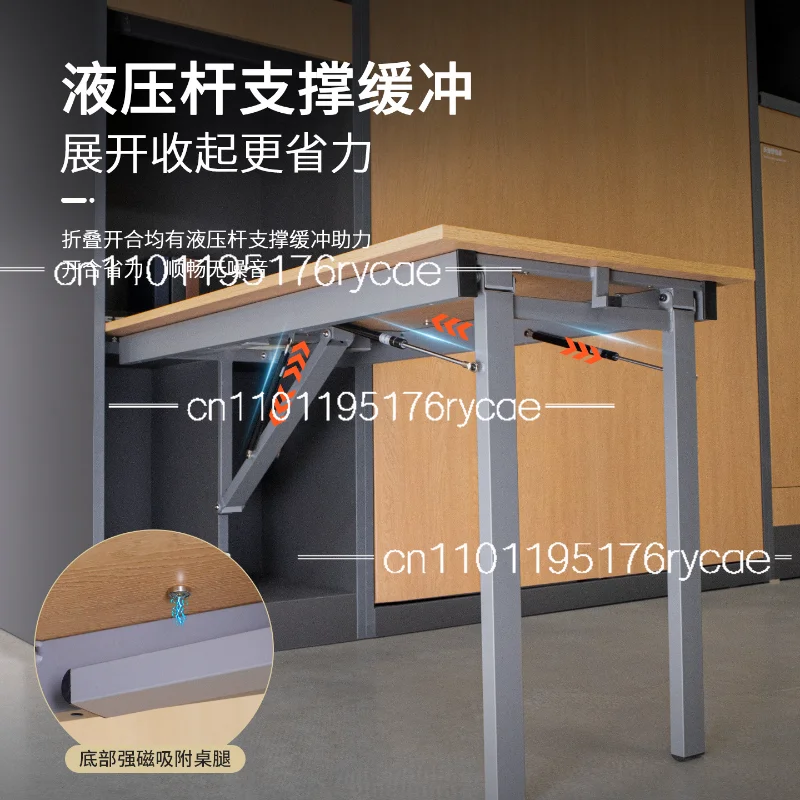 Home Wall-Mounted Foldable Dining Table Hardware Accessories: Telescopic Multifunctional Invisible Wall-Mounted Table