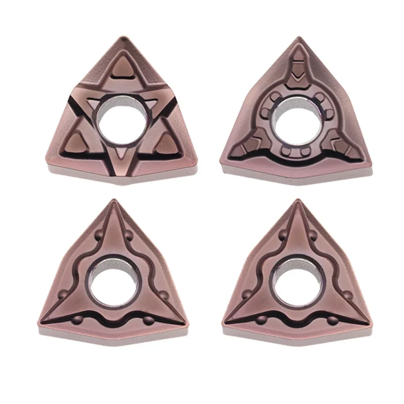 

Carbide Insert WNMG080404OMM AP1215 WNMG 080408 MF Turning Tools For Stainless Steel CNC Lathe Cutter 10pcs Blade Plate