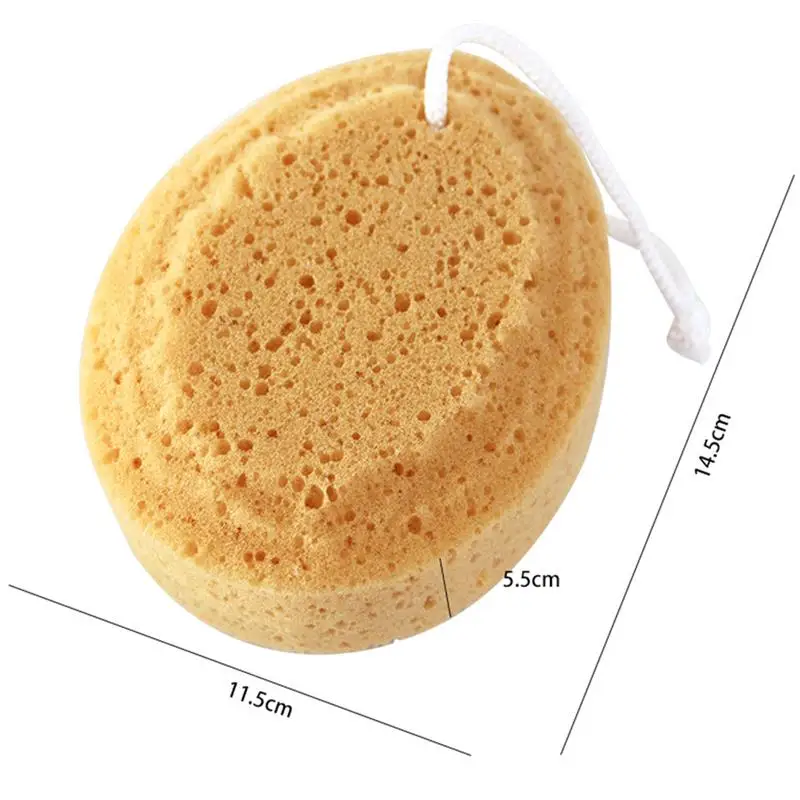 5 Pcs Bath Sponge Artificial Seaweed Cotton Honeycomb Sponge Biodegradable Kids Adults Shower Supplies