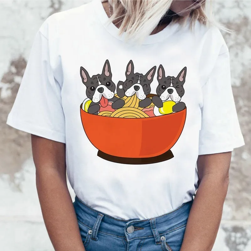 

Dachshund T-shirt Summer Fashion Harajuku Style Cute Dachshund Tide T Loose Shoulders Sympathetic Women polyester fabric