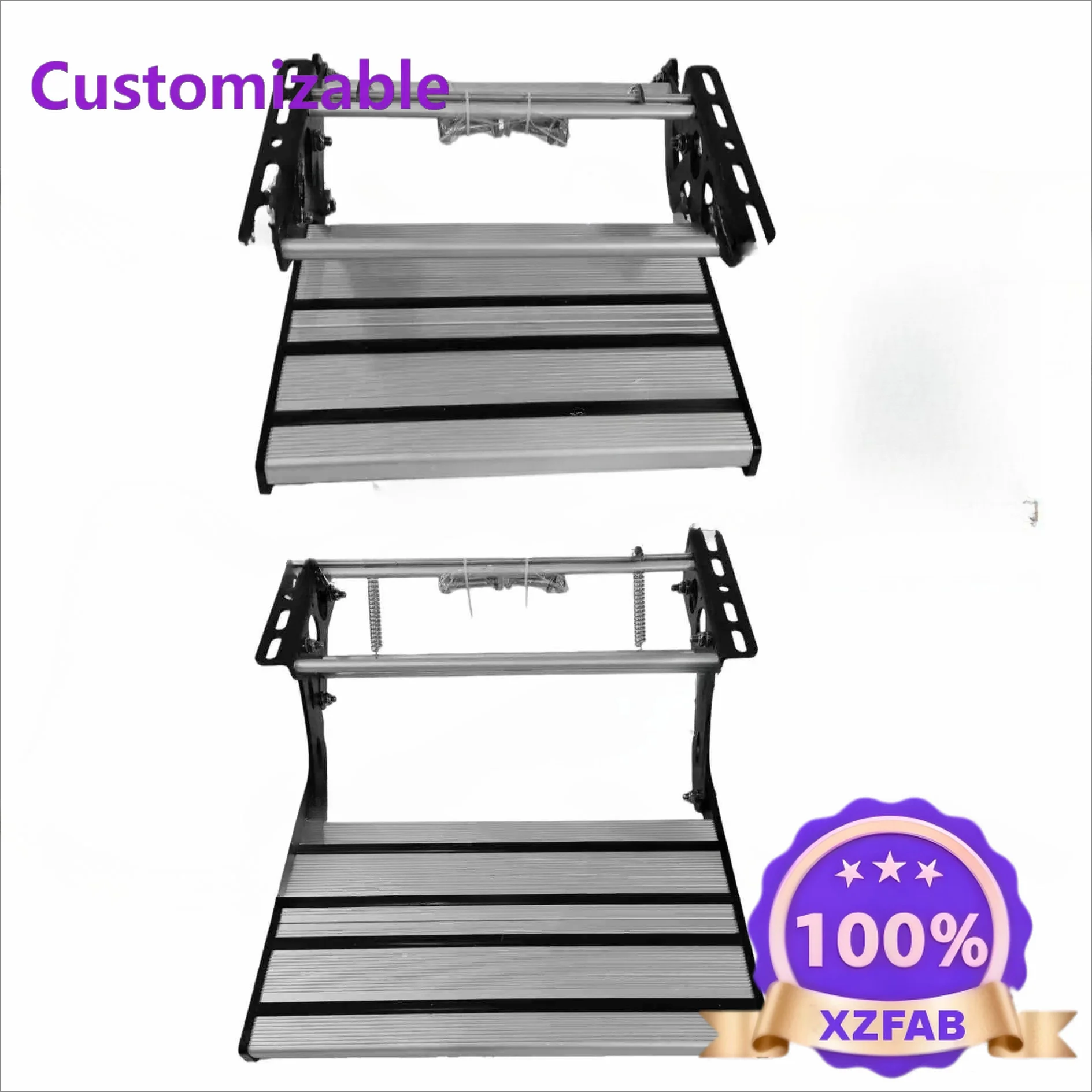 Factory Direct 2026 D single-layer double-layer electric folding stepper trailer with lighted welcome pedal aluminum alloy manua