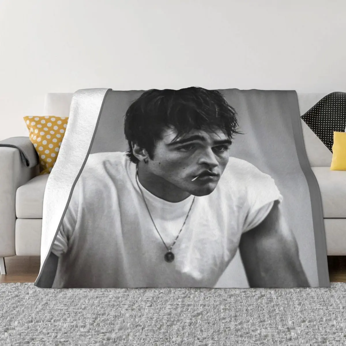 Jacob Elordi Home Knee Blanket Throw Blanket Custom Blanket Personalized Throw Blanket