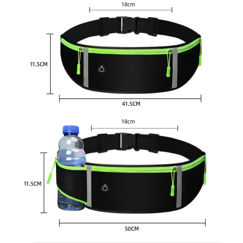 ISURE MARINE Outdoor Sports Waist Bag Running Waist Bag Mobile Phone Bag Outdoor Equipment Waterproof Invisible Waist Bag