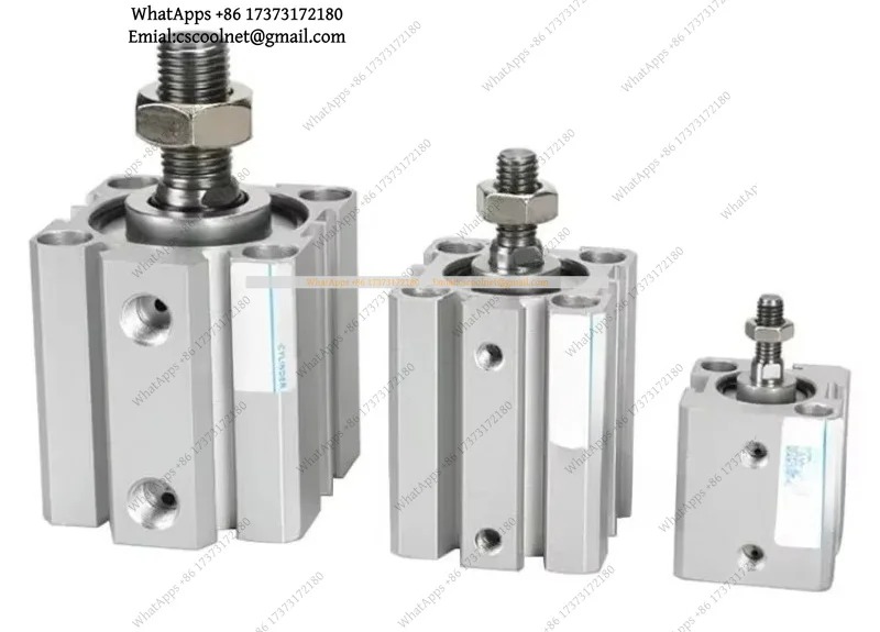 SDA B Series Male Thread Pneumatic Compact Thin Cylinder Bore 12-80mm Stroke 5-50mm