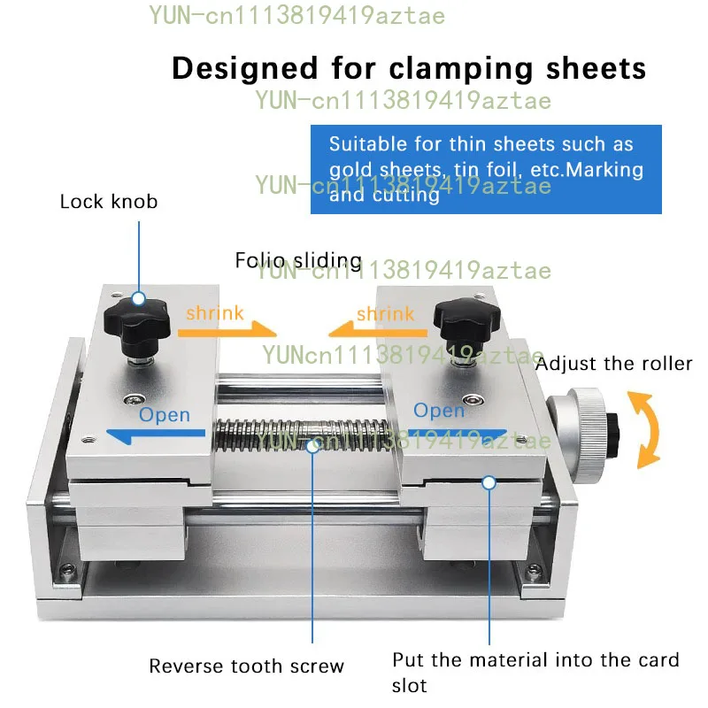 Laser Marking Machine Fixtures Paper Cutting Fixtures Gold Cutting Large Fixtures Horizontal Stretch Translation Table