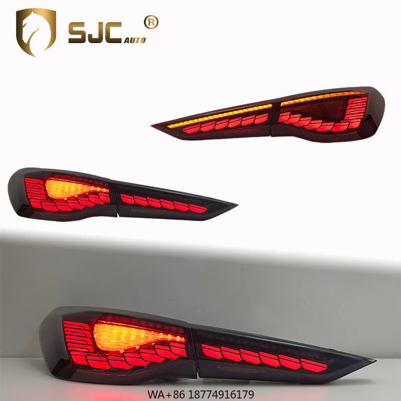 

Автомобильные высококачественные задние фонари GTS для 4-й серии M4 G22 G82 2020-2022, светодиодные задние фонари в стиле OLED, задний фонарь