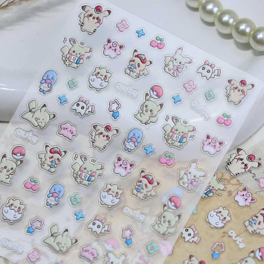 Kawaii Pokémon Pikachu Nail Ar - Anime Merchandise Nepal recension och pris