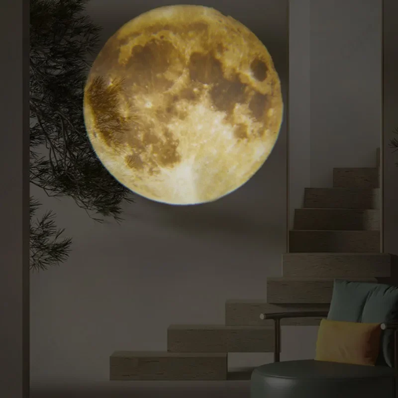 Creative Atmosphere Planet Projector USB Charging Moon Earth Projection Light Home Bedroom Living Room Decoration Lighting