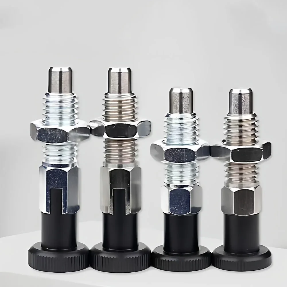 Indexing Plunger Locking Type Spring Loaded Detent Pin Carbon Steel M6 M8 M10 M12 Knob Index Bolt For Mechanical Equipment