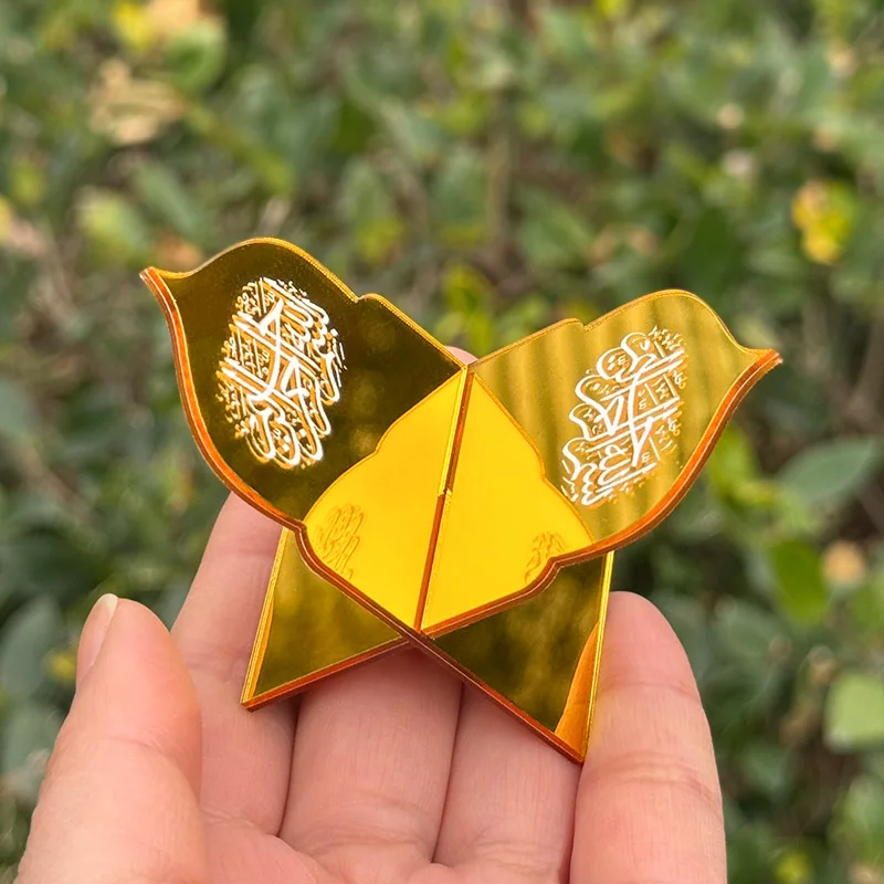 

1/5Pcs Acrylic Islamic Date Stand Eid Mubarak Mini Shelf Food Dessert Holder Ramadan Party Home Table Decoration Muslim Supplies