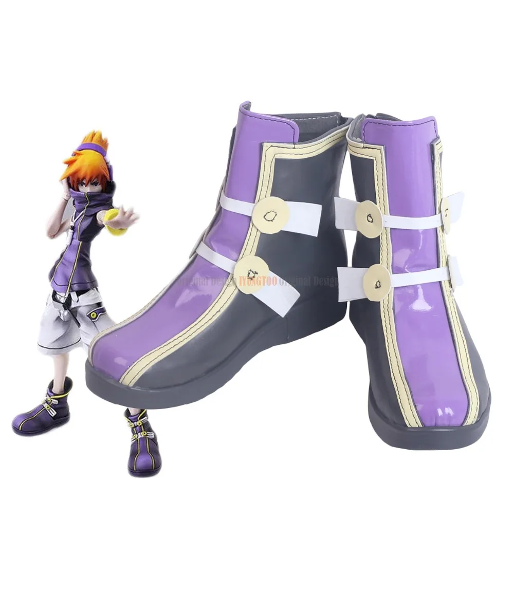 

Neku Sakuraba Shoes Cosplay The World Ends With You Sakuraba Neku Short Boots Cosplay Shoes Unisex Any Size Custom Made