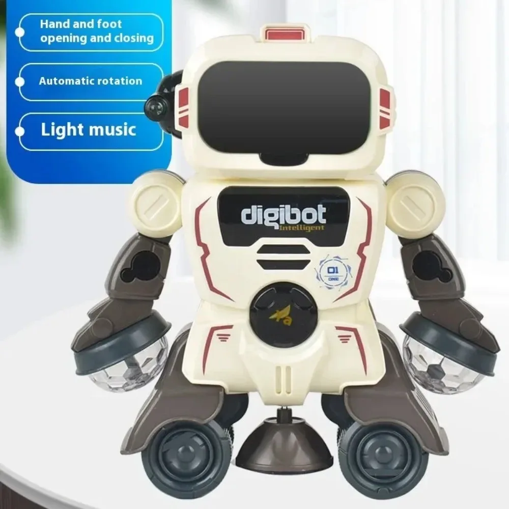 Robot de baile interactivo: juguete eléctrico para niños con música, movimiento oscilante y luces LED multicolores
