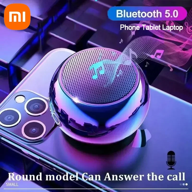 Xiaomi Wireless Bluetooth Speaker Mini Portable Small Steel Gun Metal Heavy Subwoofer Outdoor Bluetooth Small Speaker for Home