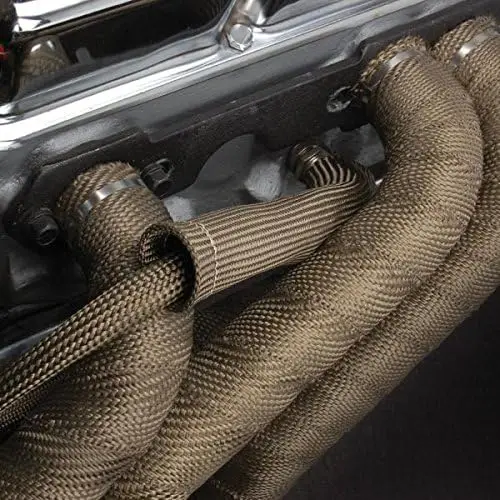 Titanium Exhaust Heat Wrap with Lava Rock Technology - 4