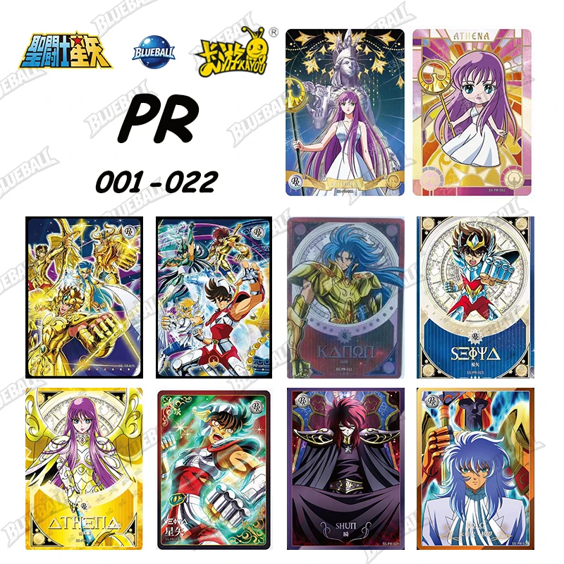 Kayou Saint Seiya Cloth Awakening Vol.3 Vol.4 PR 01-22 single cards, Athena Saori Kido Anime Collectible Cards Kids Toy Gifts