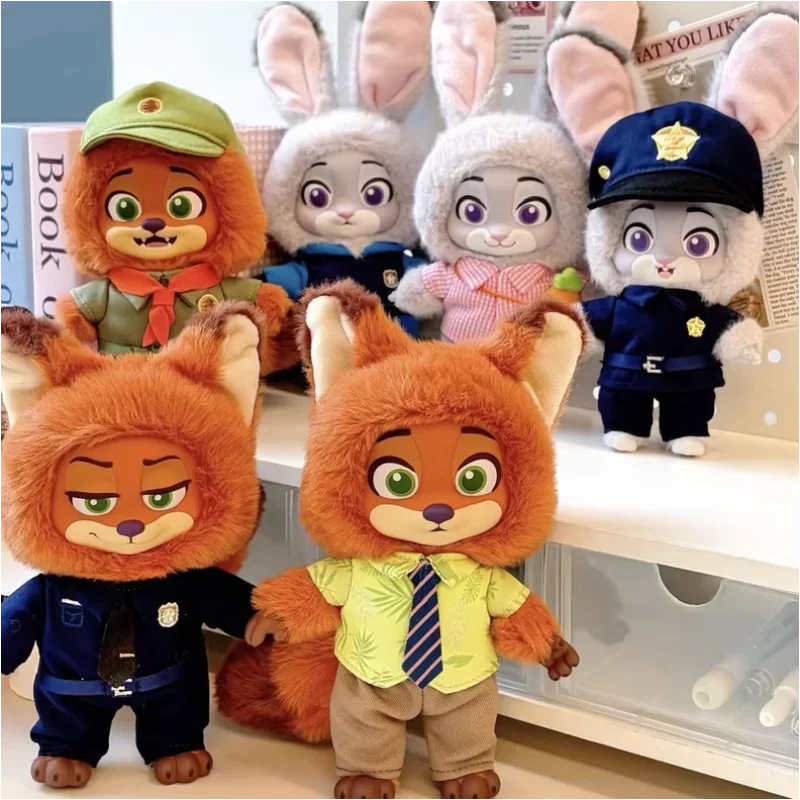 

【】Виниловая глухая коробка Toptoy Disney Zootopia Classic Collection с коллекционными подвесками (Ник и Джуди)