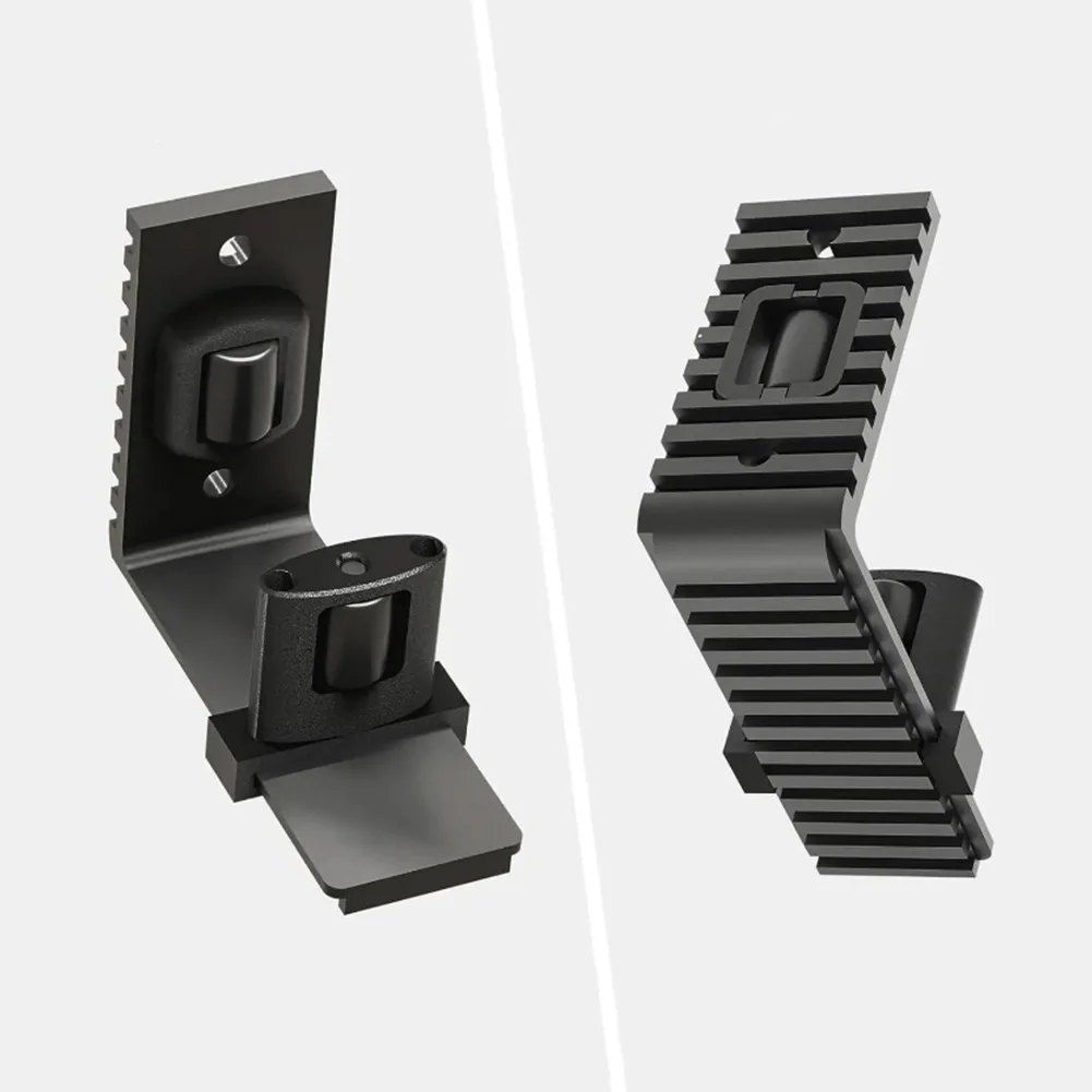 دليل الأسطوانة المزدوجة دليل باب الحظيرة من الفولاذ الكربوني دليل الباب سهل التركيب، باب منزلق، بناء معدني قوي، تصميم عجلة مزدوجة #1