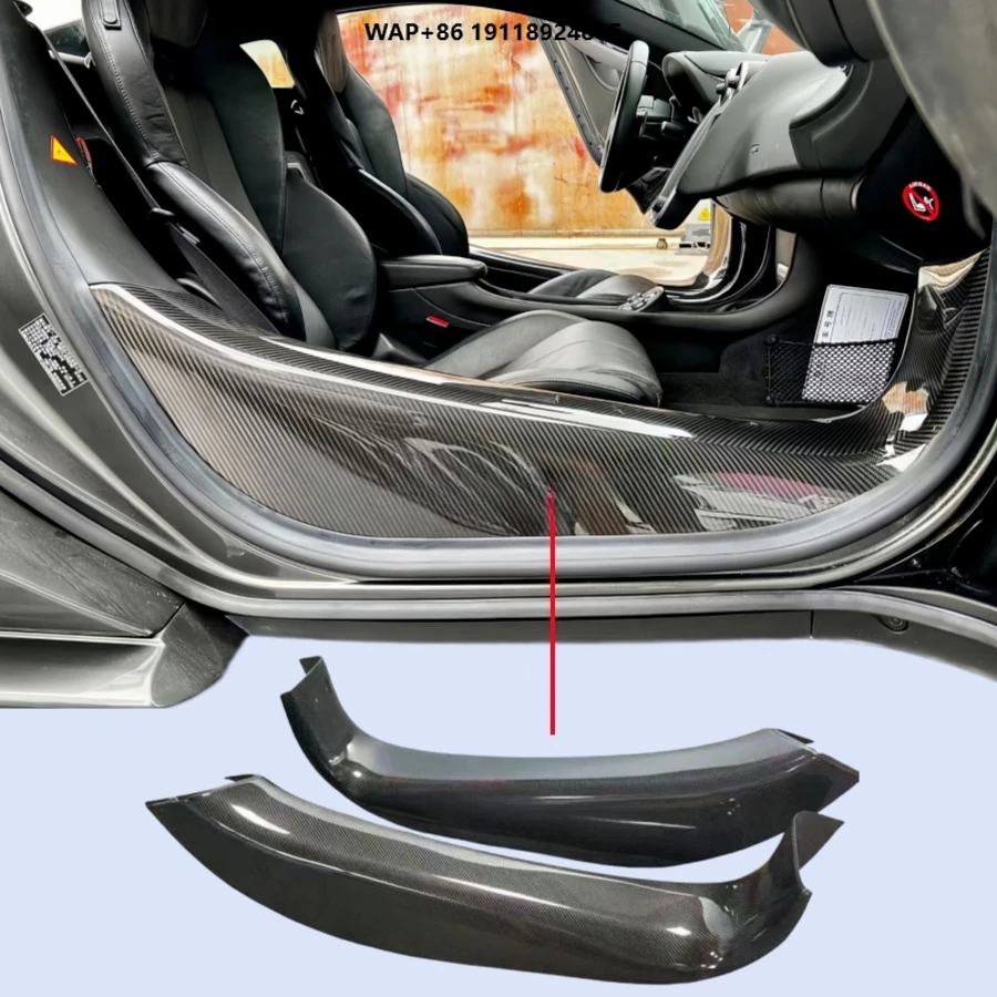 

Car 540C 570S 570GT 600LT 650S 720S Dry Carbon Fiber Door Sills Perfect Fitment Side Pedal Exterior Accessories