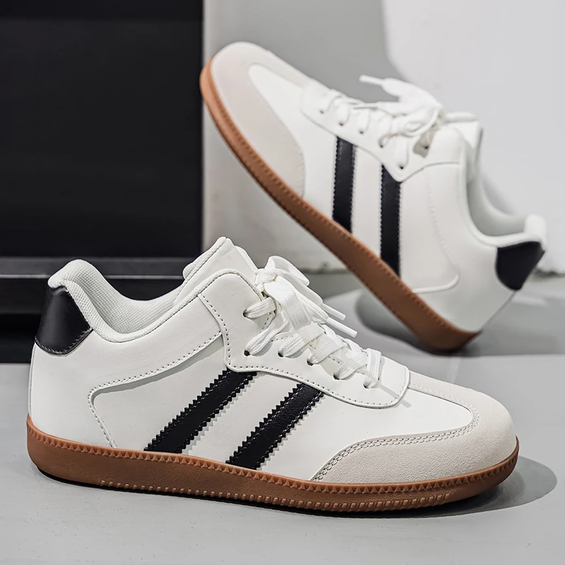 

Осенние модные белые мужские кроссовки, размер 48, высокие туфли для скейтбординга для мужчин и женщин, удобные кожаные кроссовки, обувь унисекс