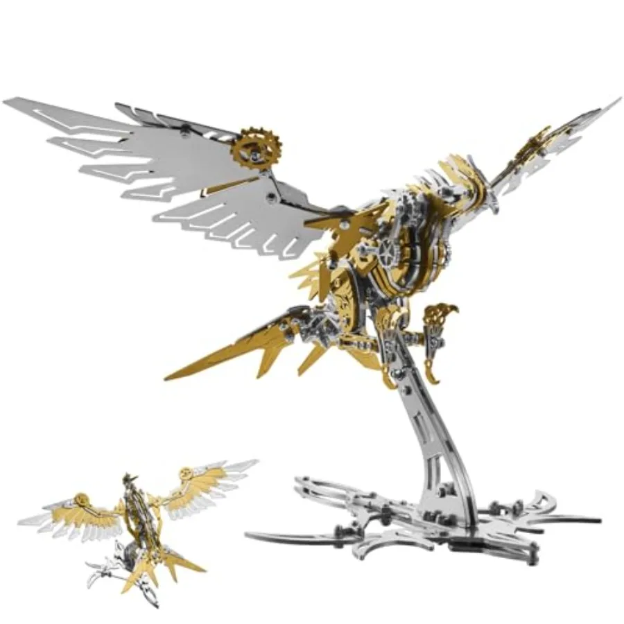 

Eagle 3D Metal Model Kits for Adults and Teens, 3D Metal Puzzles, Mechanical Assembly Models, Collectible Mechanical Engineerin