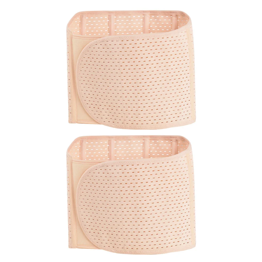 

2Pcs Postpartum Belly Bands Slimming Girdles Breathable Comfortable Abdominal Binder Adjustable Recovery Belt Postpartum Girdle