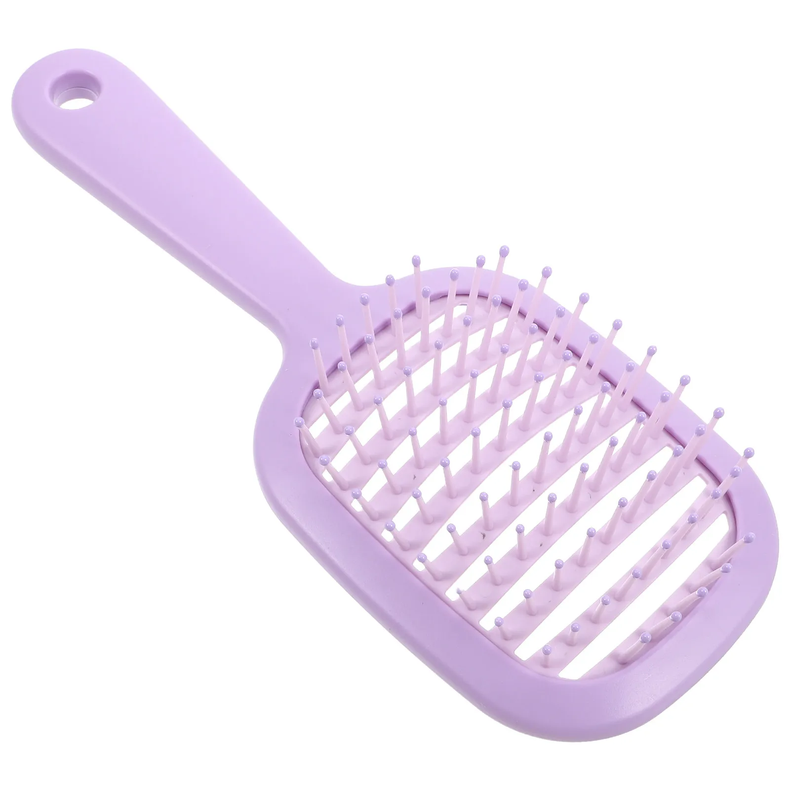 

Compact Hair Brush Vented Airflow Detangling Scalp Massager Ergonomic Anti Static Travel Brush for Women Men Curly Thick