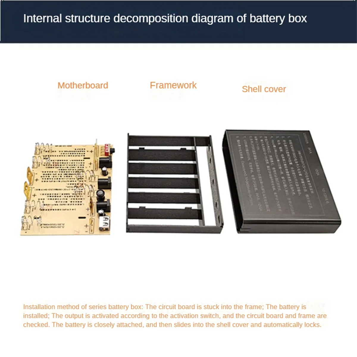 Y31A USB 5V 9V 12V Output DIY 18650 Battery UPS Power Supply Box for DVR Wireless Router Modem Mobile Phone LED
