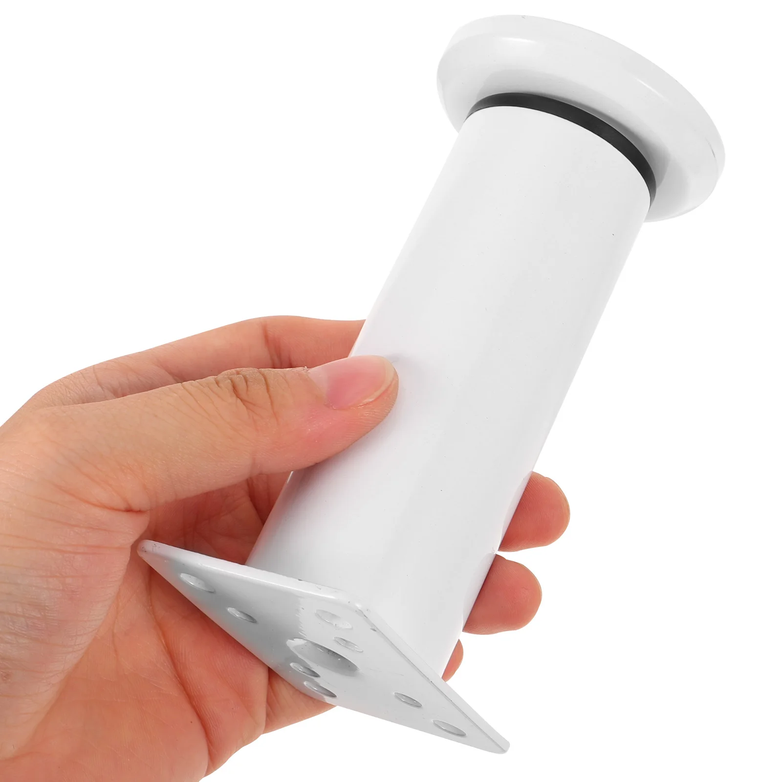 Patas de soporte para muebles, repuesto sólido de Metal blanco para sofá, gabinete, mesa, patas para muebles, 2 uds.
