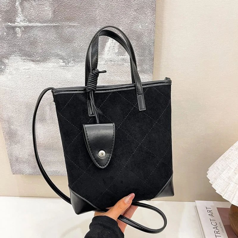 

Popular Classic Leather Women's Tote Bag Luxury Brand Famous Designer Elegant Crossbody Elegant Hardware Vintage Daily Bag​